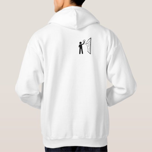 mannen mode hoodie (Achterkant)