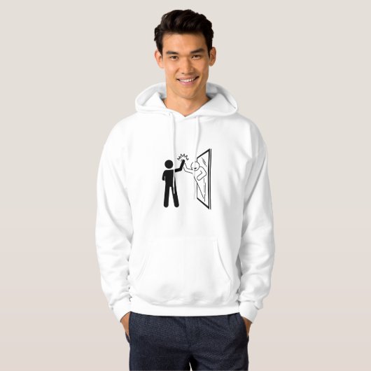 mannen mode hoodie (Voorkant volledig)
