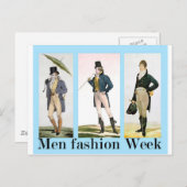 Mannen mode.jpg briefkaart (Voorkant / Achterkant)