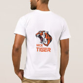 Mannen Mode Nice Tiger T-Shirt Design (Achterkant)