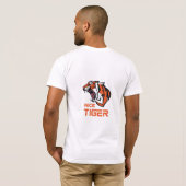 Mannen Mode Nice Tiger T-Shirt Design (Achterkant volledig)