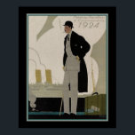 Mannen Mode/Revel Art Deco Poster<br><div class="desc">1924, Art Deco, Reizigers van Opmaak. Mannen Poster. Hier getoond 16x20. Andere opties beschikbaar.</div>