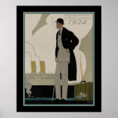  Mannen Mode/Revel Art Deco Poster (Voorkant)