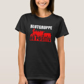 Mannen model Bloedgroep H0 Positief model B T-shirt (Voorkant)