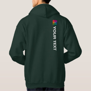 Mannen Modern Back Design Print Elegante Sjabloon Hoodie