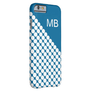 Mannen Modern Monogram Barely There iPhone 6 Hoesje