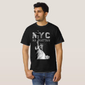 Mannen modern T-shirt Vrijheidsstandbeeld Nyc Manh (Voorkant volledig)