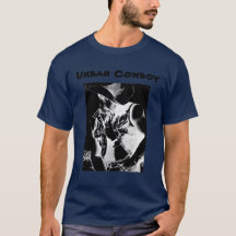 Mannen Modern Urban Cowboy Cool Classic Navy Blue