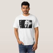 Mannen moderne T-Shirts Sjabloon Wit (Voorkant volledig)