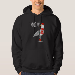 Mannen Moin Gezegde Zeemeeuw Vogel Zee Zeilen Noor Hoodie