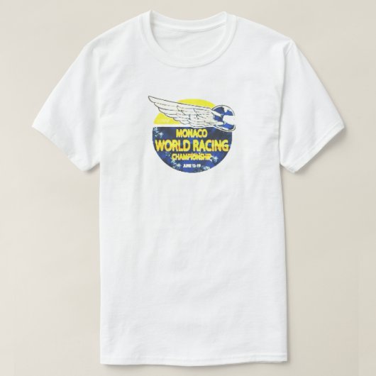 Mannen MONACO WORLD RACING CHAMPIONSHIP T-Shirt (Design voorkant)