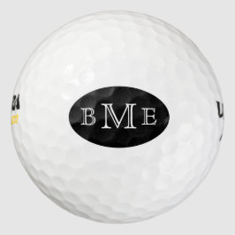 Mannen-monogram Initialen Golfballen