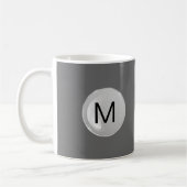 Mannen monogram koffie koffiemok (Links)