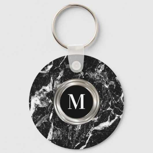 Mannen Monogram Masculinair ontwerp Sleutelhanger (Voorkant)
