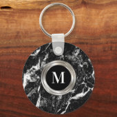 Mannen Monogram Masculinair ontwerp Sleutelhanger (Voorkant)