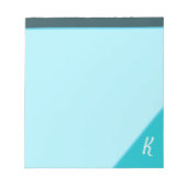 Mannen Monogram Notitieblok (Voorkant)