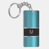 Mannen monogram Sleutelhanger (Voorkant Links)