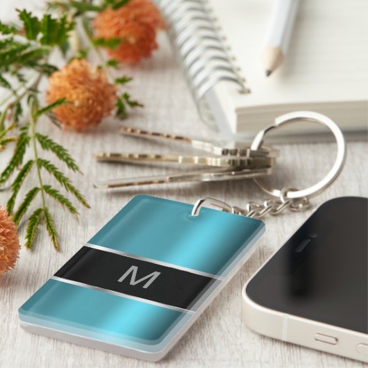 Mannen monogram Sleutelhanger (Voorkant Rechts)