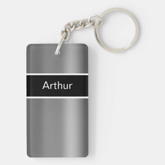 Mannen monogram Sleutelhangers (achterkant)