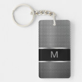 Mannen Monogram twee zijkanten Sleutelhanger (Voorkant)