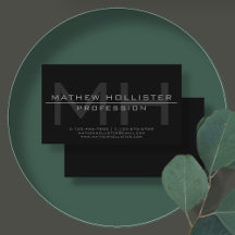 Mannen Monogrammed, Grijs & Zwart