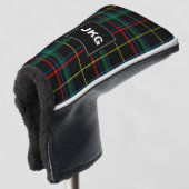 Mannen Monogrammen Modern Black Green Pset Check G Golfheadcover