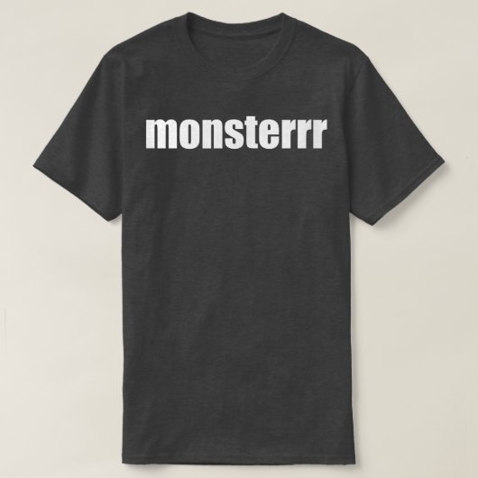Mannen MONSTER Gym Fitness Workout Bodybuilding Mo T-shirt (Design voorkant)