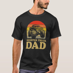 Mannen monster Truck  Monster Truck Dad Fath T-shirt