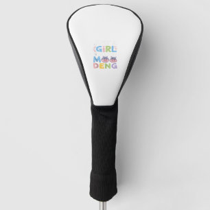 Mannen MooDeng gewoon een meisje dat van Moo Deng Golfheadcover