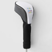 Mannen MooDeng gewoon een meisje dat van Moo Deng Golfheadcover (Schuin)