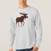 Mannen Moose Raglan Shirt (Voorkant)