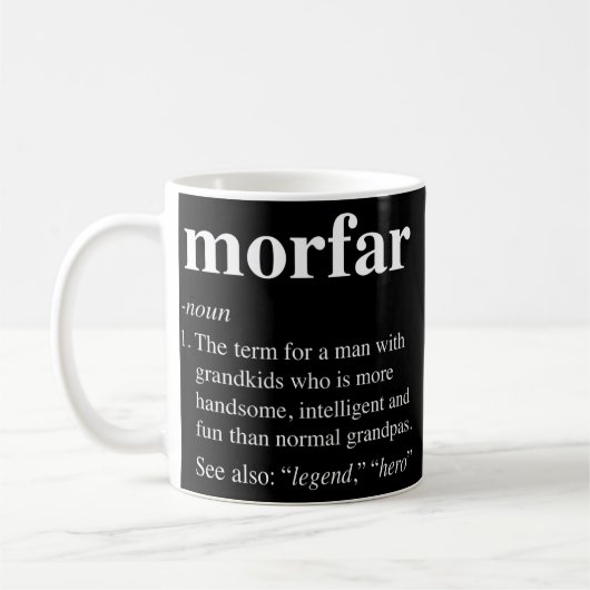 Mannen Morfar Definition Funny Noun Grandpa Koffiemok (Links)