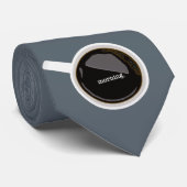Mannen Morning Coffee Stropdas (Opgerold)