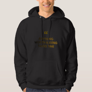 Mannen Motivatie Quote Hoodie