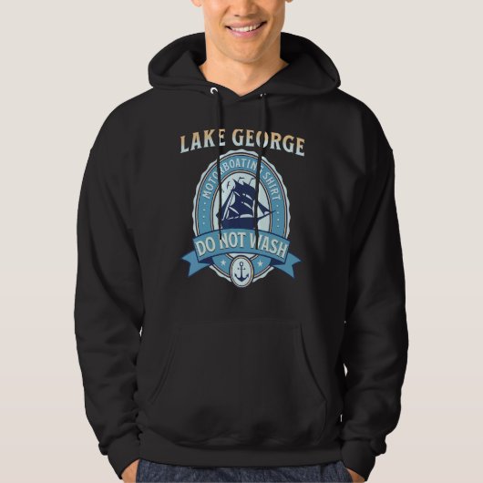 Mannen Motorboardmeer George Ny Motorboating Do Hoodie (Voorkant)