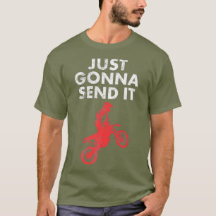 Mannen motorcross gewoon sturen het premium t-shirt