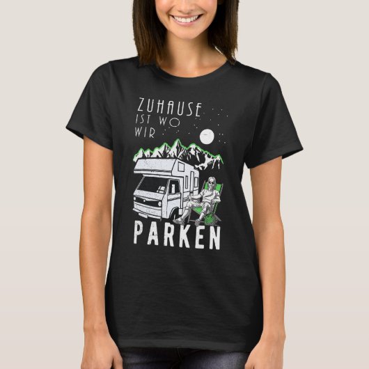 Mannen Motorhome Camper Camping Caravan Funny Pens T-shirt (Voorkant)