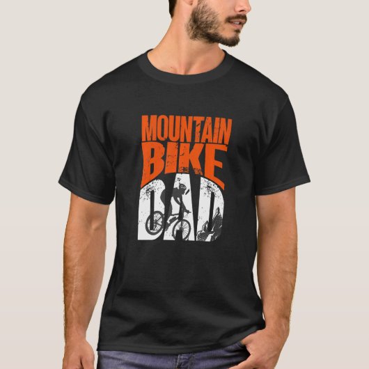 Mannen mountainbiken Pap - Cyclusfiets Funny Mount T-shirt (Voorkant)