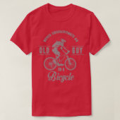 Mannen mountainbiking Bicyc in ruste MB bicyc T-shirt (Design voorkant)