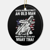 Mannen Muay Thai Pap Christelijke Gemengde Martial Keramisch Ornament (Links)