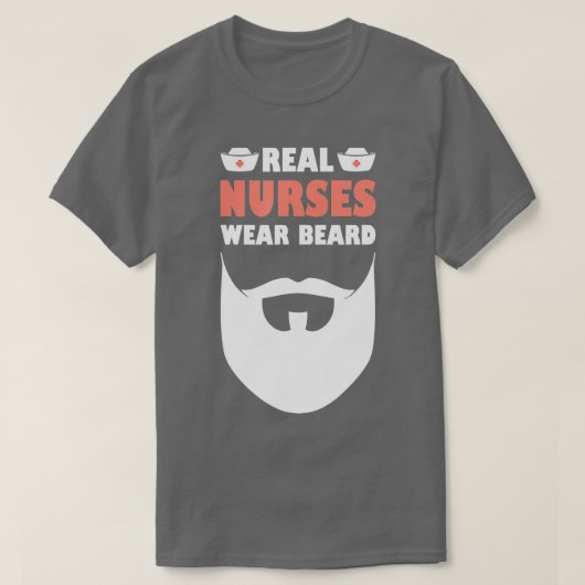 Mannen Murse Real Nurses Draag T-shirt (Design voorkant)