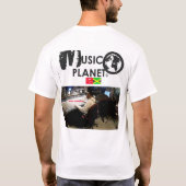MANNEN MUSIC PLANET T-SHIRT (Achterkant)