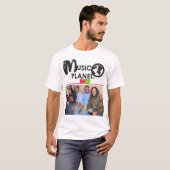 MANNEN MUSIC PLANET T-SHIRT (Voorkant volledig)
