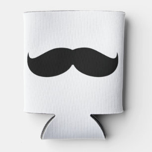 Mannen Mustache Blikjeskoeler