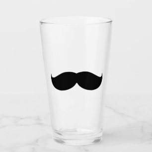 Mannen Mustache Glas