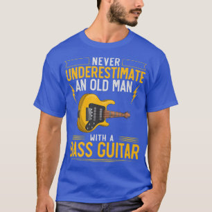 Mannen muziek Guitarist Mannen Pensioen B T-shirt