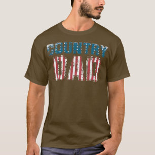 Mannen muziek Papa Amerikaanse vlag 1736 T-shirt
