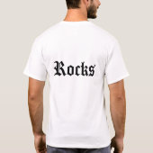Mannen Muziek T-Shirt (Achterkant)