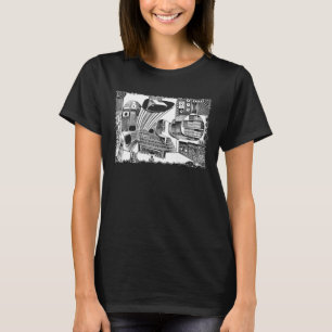 Mannen muzikant muzikant dj digitale muziek t-shirt
