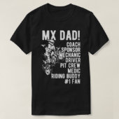 Mannen Mx Pa Moto Cross Dad.png T-shirt (Design voorkant)
